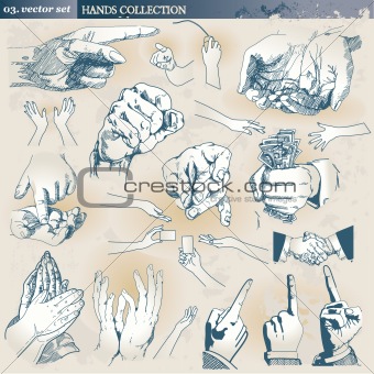 Hands collection