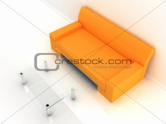 Sofa with table