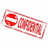 Confidential rubber stamp