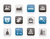 Different Kinds of Toys Icons