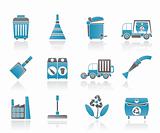 Cleaning Industry and environment Icons