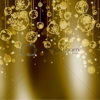 abstract Christmas background with snowflakes 