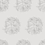 seamless wallpaper bouquet of lilies