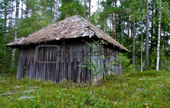 Peat shed