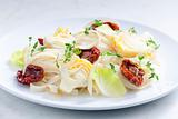 pasta with dried tomatoes and artichokes