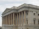 Details of the United States Capitol Building in Washington DC