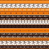 African texture, orange pattern
