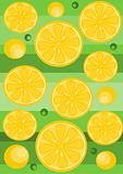 Lemon background - vector