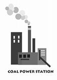 Coal power station - Vector