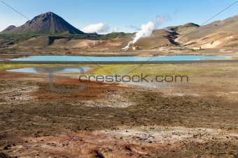 Colorful ground in Namafjall - Iceland
