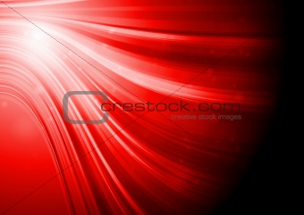 Red elegant waves