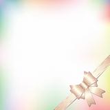 background with bow in pastel colors