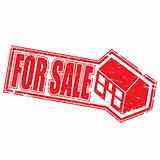 House For Sale rubber stamp