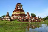 Wat Tummickarat in Ayutthaya Historic Park