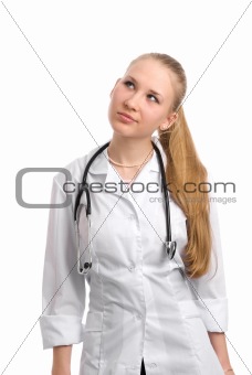 young woman doctor