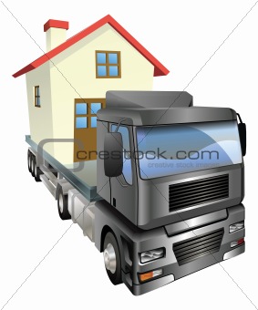 Moving house truck concept