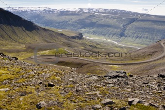 Mountain part of 917 route - Iceland.