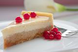 Cheese cake with cranberries