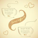 Special offer for real connoisseurs coffee, vector illustration