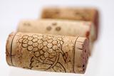 Three corks in row.