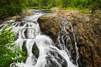 Waterfall in Northern Ontario, Canada