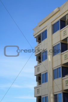 Multistoried modern and stylish living block of flats