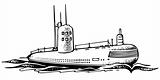 Nuclear powered submarine