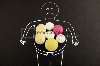 Man with pills