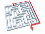 solution of maze