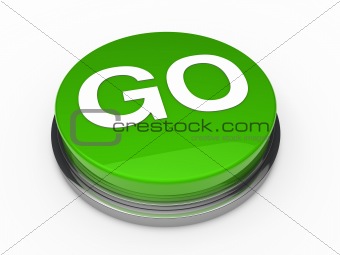 3d button go green