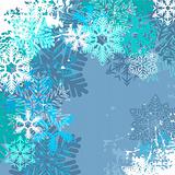 Light blue winter background
