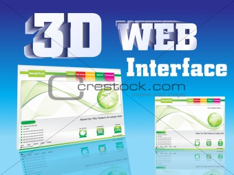  3d web interface design