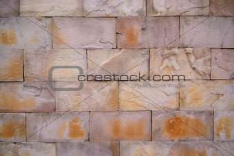 Sand stone wall 