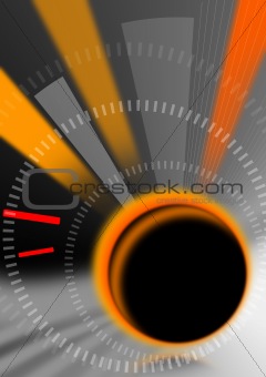 Time abstract background reflections
