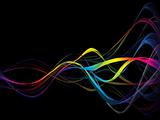 abstract colorful rainbow smoke background