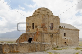 Disused church with dome Cappadocia Turkey