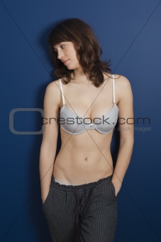 Woman in lingerie