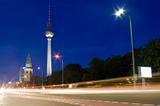 Alexanderplatz tv tower at night