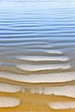 Wet sand texture on ocean shore