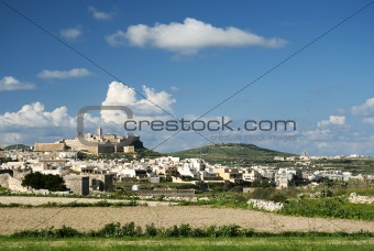 victoria town in gozo island malta
