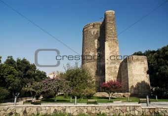 maidens tower in baku azerbaijan