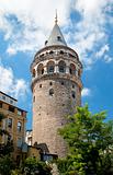 galata tower in istanbul turkey