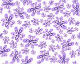 seamless vector flower pattern