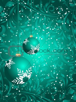 stylized Christmas card