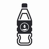 Vector illustration of liquid bottle