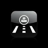 Vector illustration of road icon
