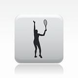 Vector illustration of tennis icon