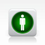Vector illustration of a icon isolated depicting a pedestrian green traffic light