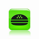 Vector illustration of single sandwich icon