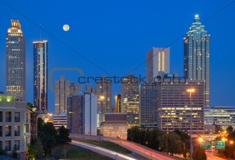 Downtown Atlanta Cityscape